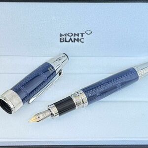Mont Blanc Navy and Silver Pen